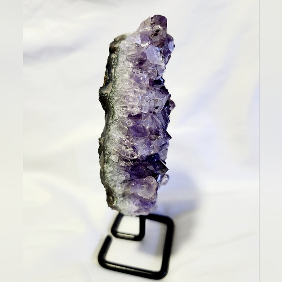 Reserved Amethyst on Pin Stand Crystals & Stones Display Boho Home Decor - Picture 3 of 8